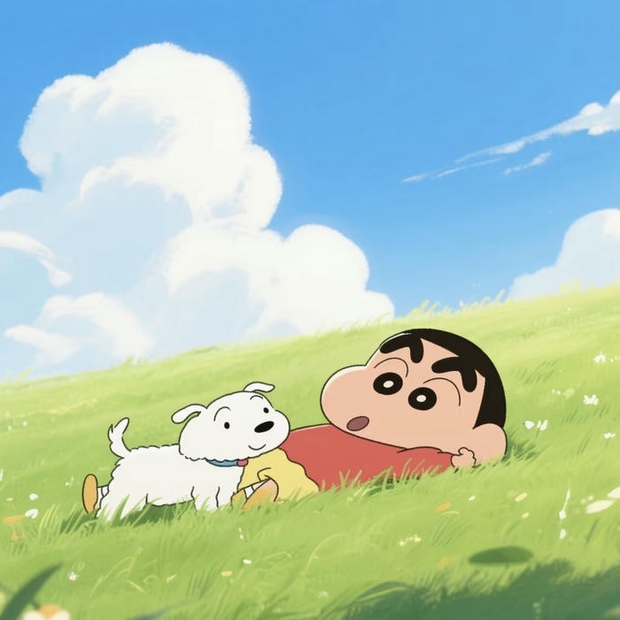 hình avatar shin cậu bé bút chì thư giãn