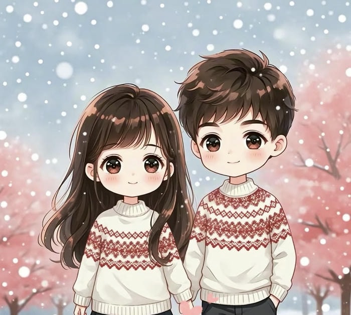 hình chibi đôi nắm tay