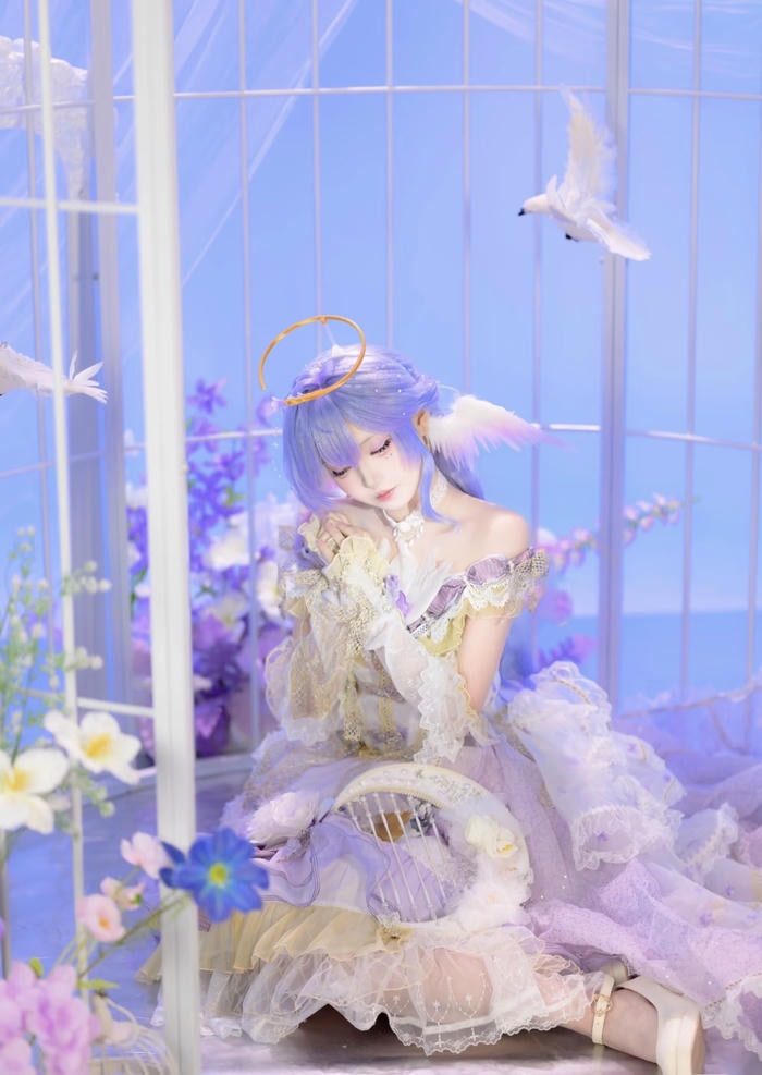 hình cosplay anime nữ thần thái