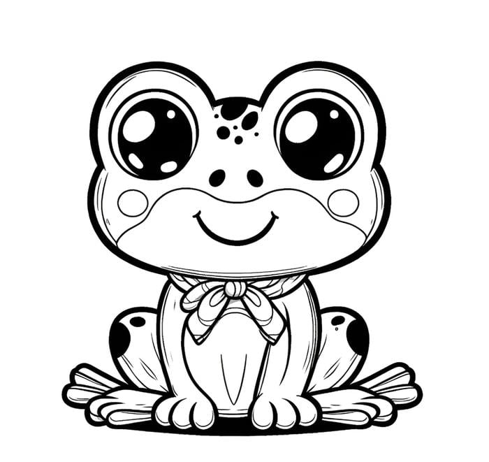 hình ếch thiếu nhi tập tô