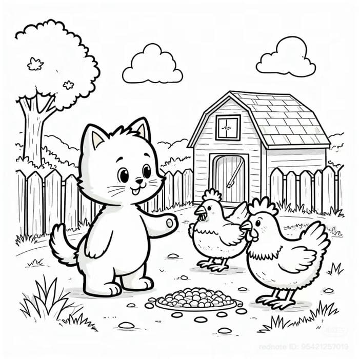 hình gà trống hoạt hình vui mắt