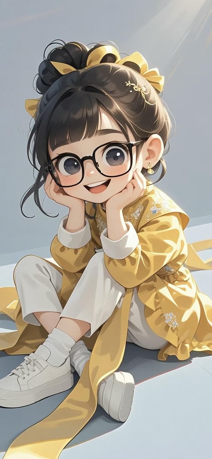 hình nền chibi cute nữ