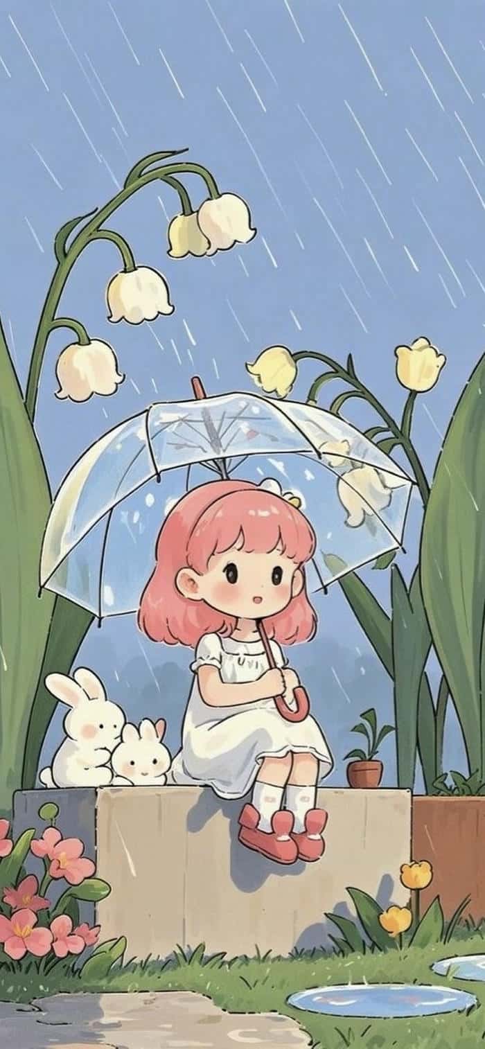 hình nền chibi siêu cute