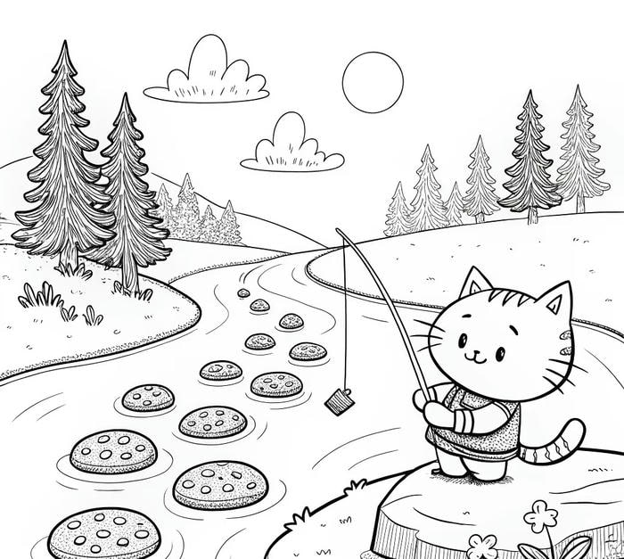 mẫu mèo trắng đen dễ nhận biết