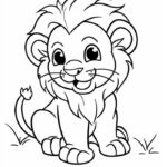 mẫu sư tử dành cho bé sáng tạo