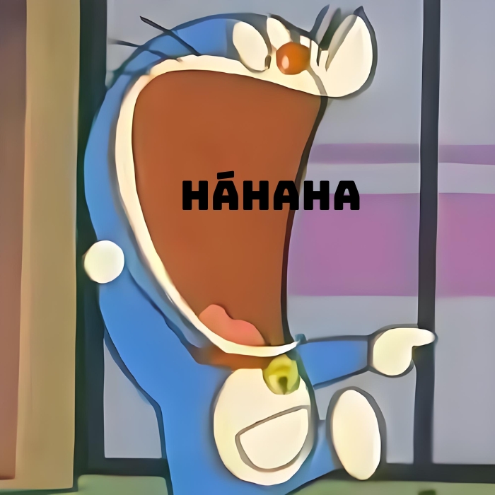 meme haha mặt cười méo xệch