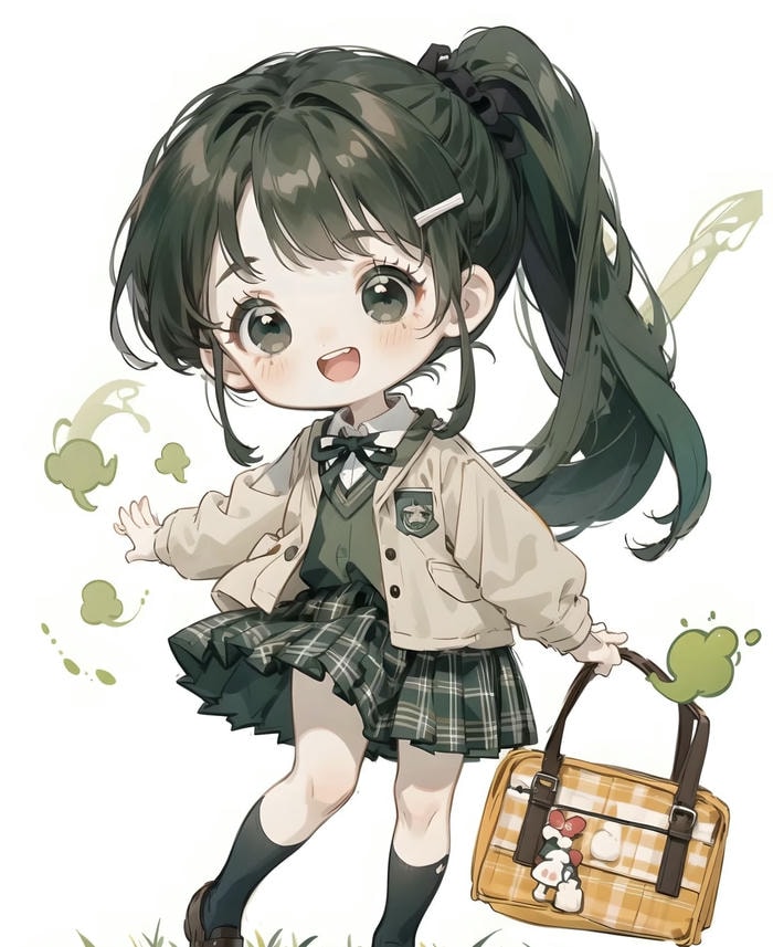 những ảnh chibi học sinh nữ