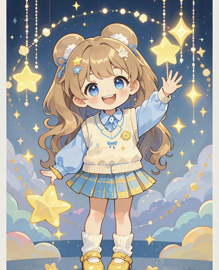 những hình chibi nữ dễ thương phong cách