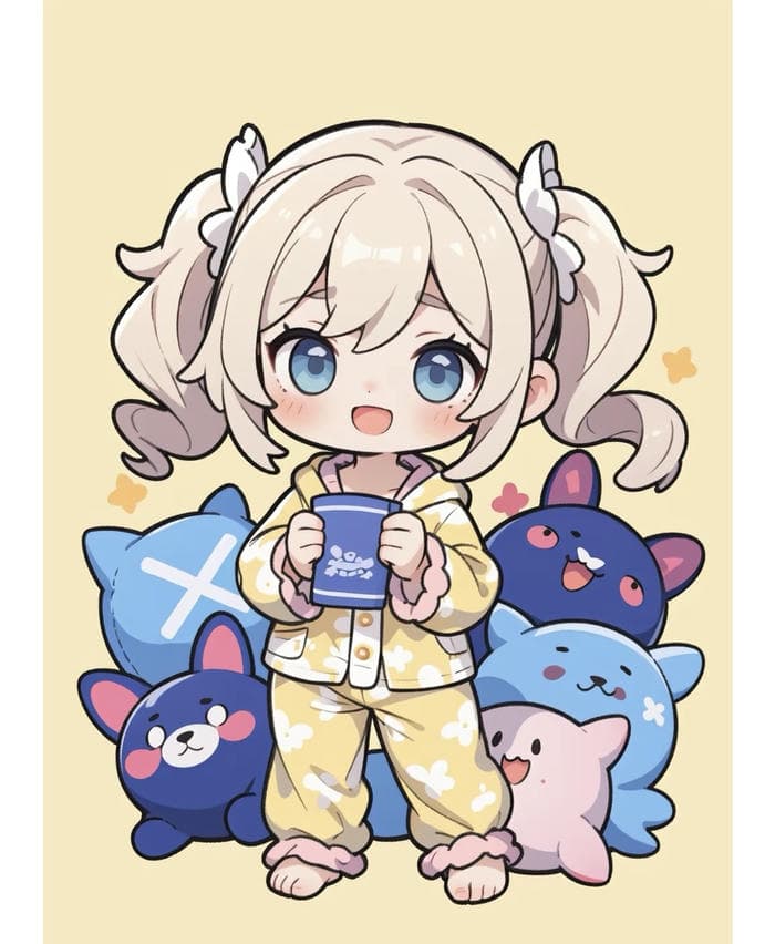 những hình chibi nữ mini cute