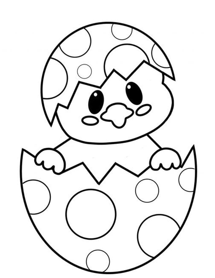 tô màu gà con đẹp mắt sáng tạo