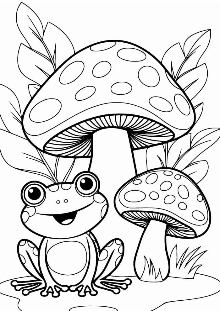 tranh ếch hỗ trợ bé rèn tô