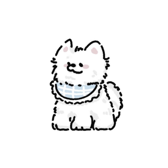 Ảnh chó theo dạng chibi cho người yêu chó