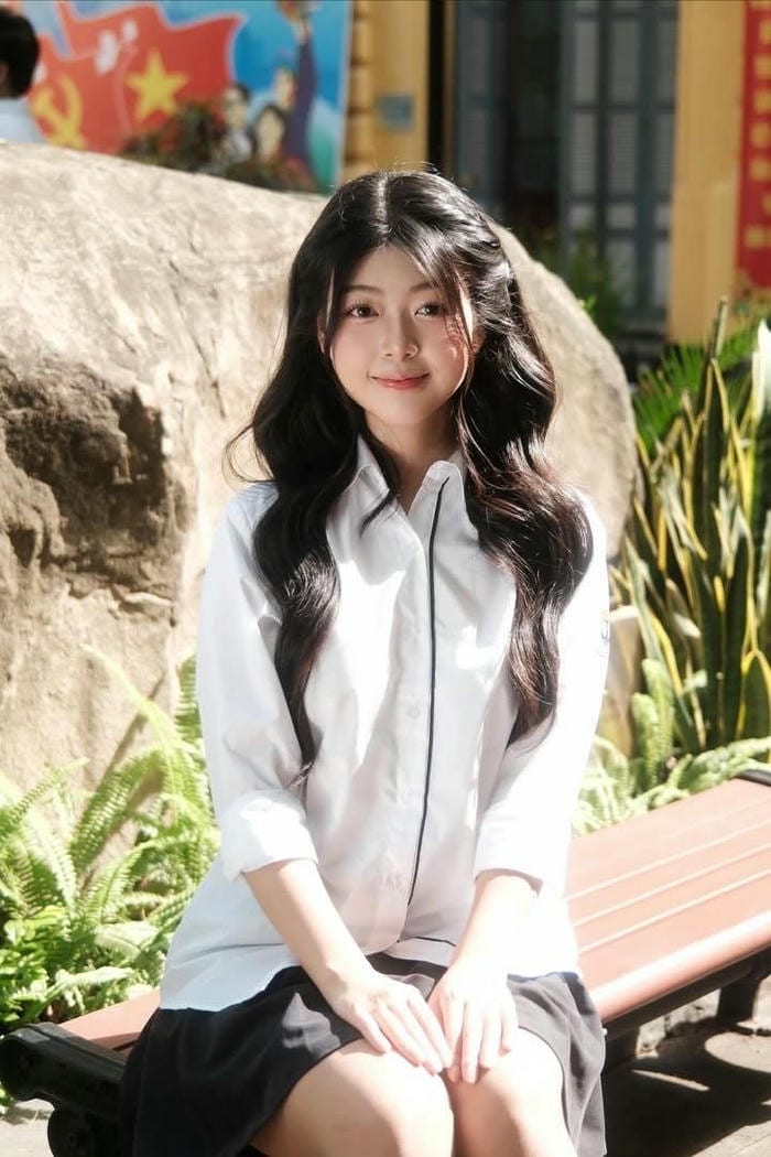 Ảnh gái xinh cấp 3 dáng vẻ hồn nhiên