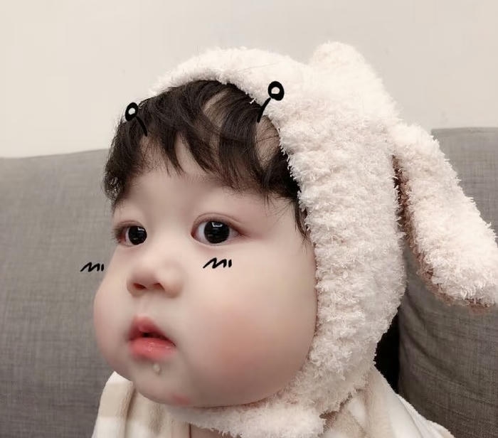 Avatar em bé cute má hồng xinh