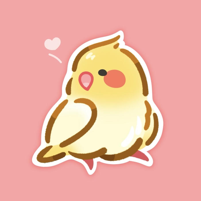 Bức ảnh chim chibi hình ảnh chim non thả tym