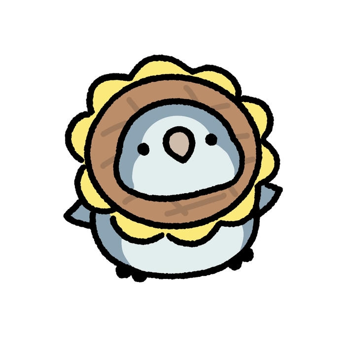 Bức hình chim chibi hình ảnh chim non sinh động