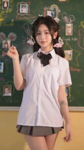 Gái xinh cấp 3 nét đẹp tự nhiên thuần khiết