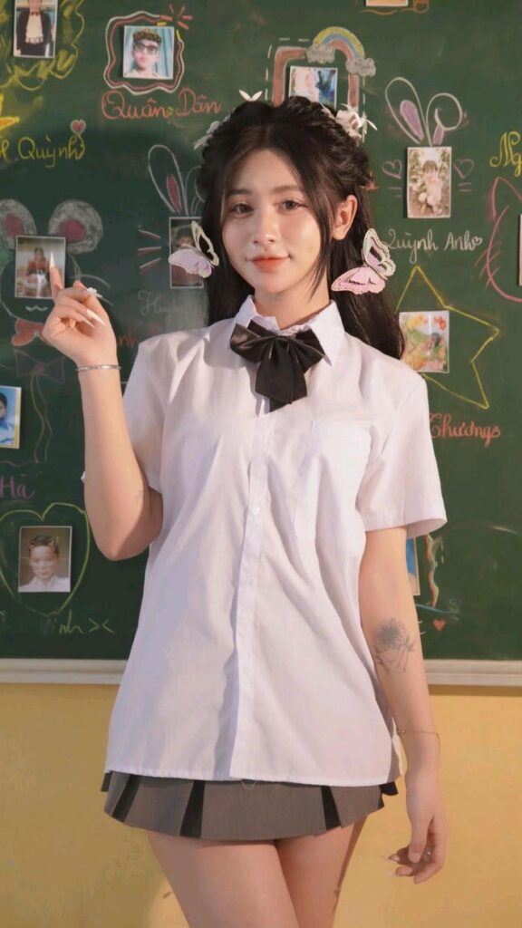 Gái xinh cấp 3 nét đẹp tự nhiên thuần khiết