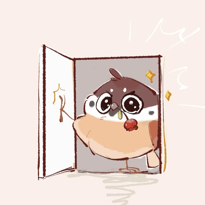 Hình ảnh chim chibi chim bé cho bộ sưu tập