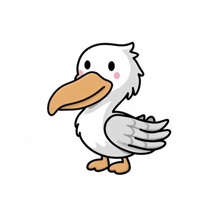 Hình ảnh chim chibi tạo hình chim non dễ nhìn