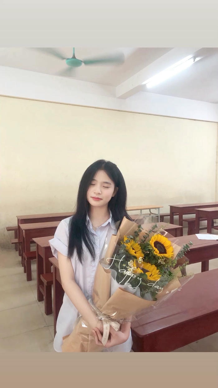 Hình ảnh gái xinh cấp 3 giản dị hiền lành