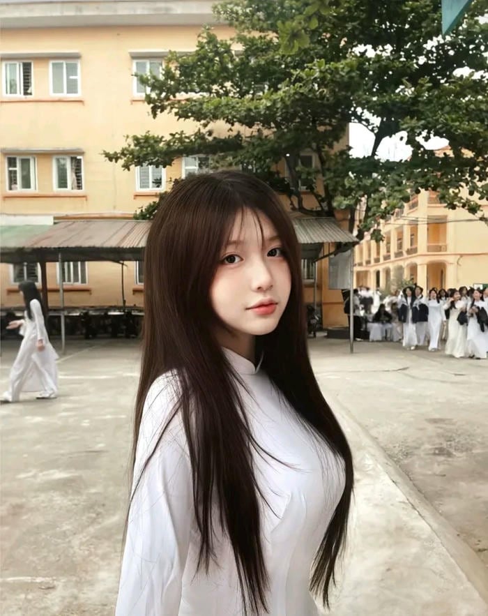 Hình ảnh gái xinh cấp 3 hồn nhiên tươi sáng