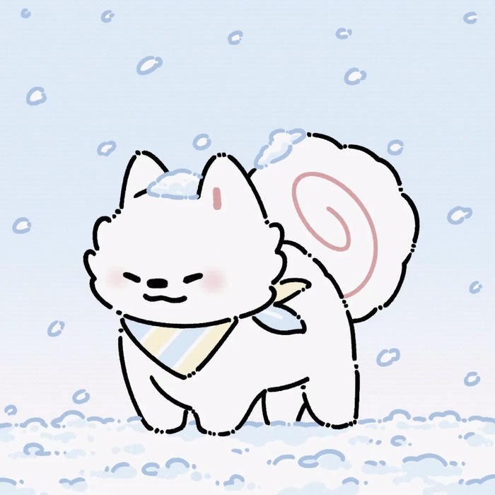 Hình cún vẽ chibi phục vụ mục đích chia sẻ