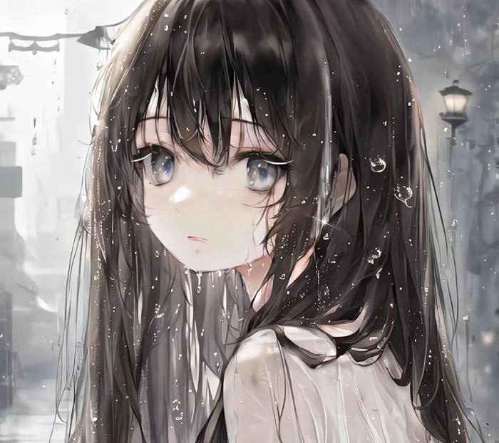 ảnh avatar buồn nữ anime cô đơn