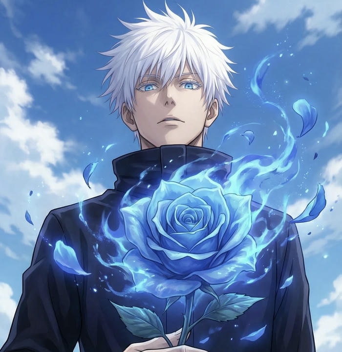 avatar anime gojo sắc lạnh cuốn hút