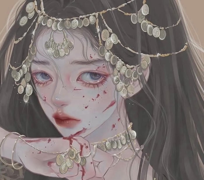 avatar anime nữ ngầu lạnh im lặng