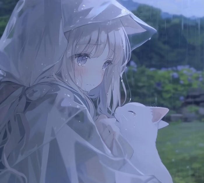 avatar buồn nữ anime cô đơn