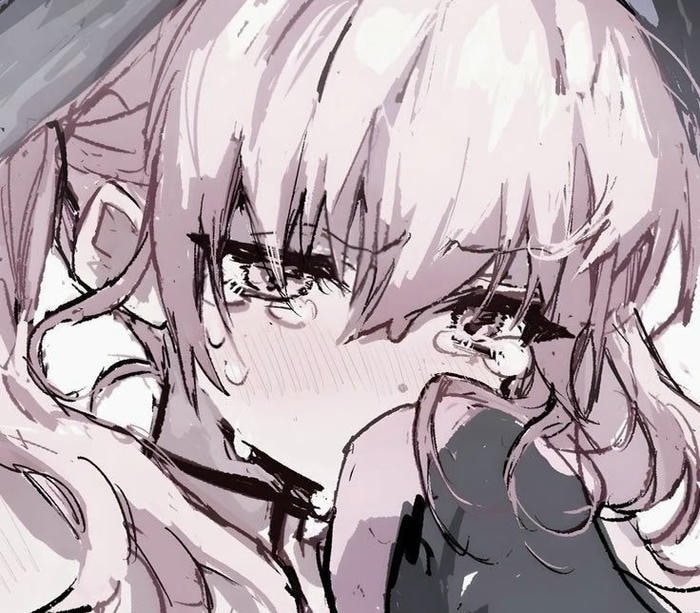 avatar buồn nữ anime lặng buồn