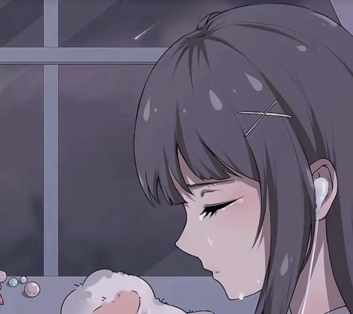 avatar buồn nữ anime tâm trạng