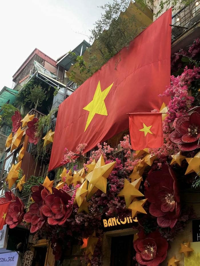 avatar hình cờ việt nam tỏa sáng trang trọng