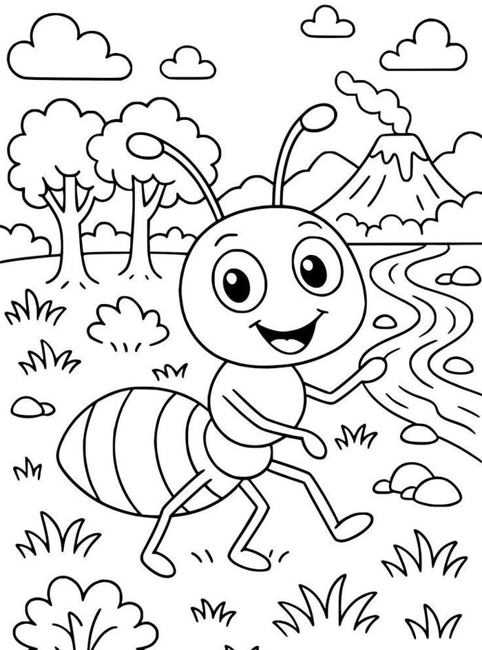 bé vui học cùng con kiến