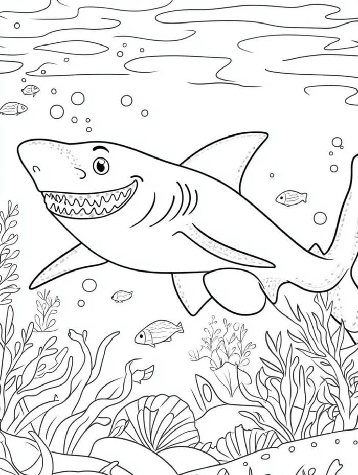 cá mập học tập cho bé