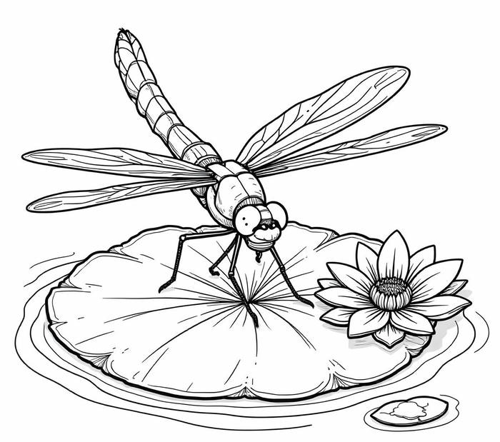 chuồn chuồn côn trùng cho bé