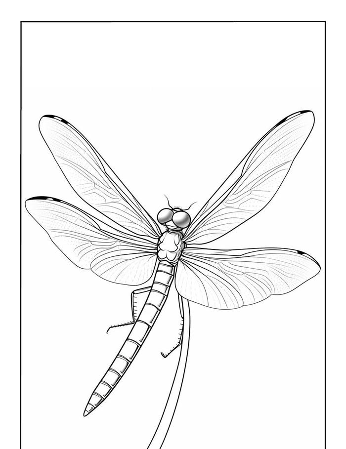 chuồn chuồn dễ thương cho bé tô