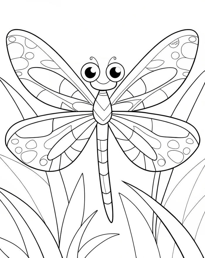 chuồn chuồn đơn giản dành cho trẻ nhỏ