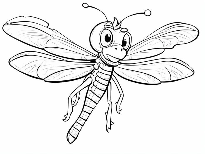 chuồn chuồn minh họa dễ nhìn