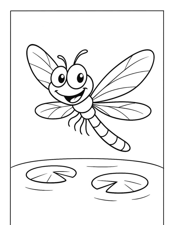 chuồn chuồn ngộ nghĩnh cho bé học