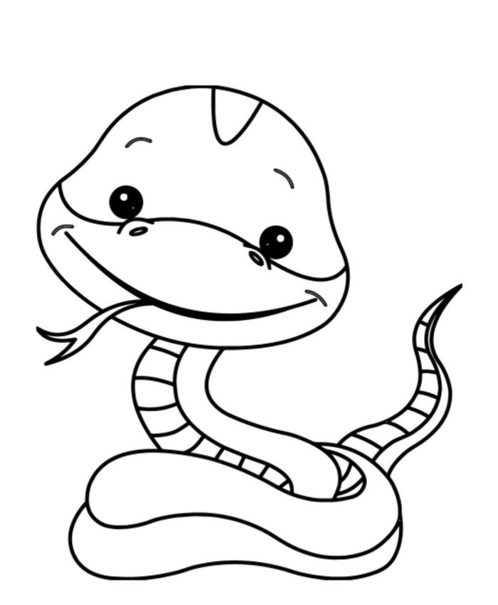 con rắn dễ nhìn cho bé tô