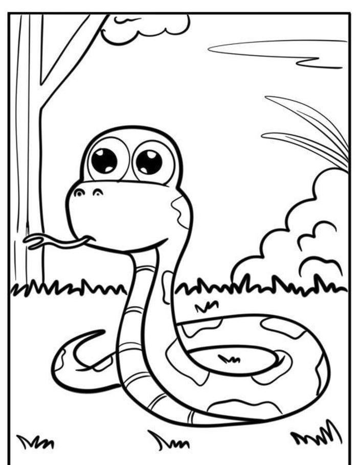 con rắn dễ thương cho bé