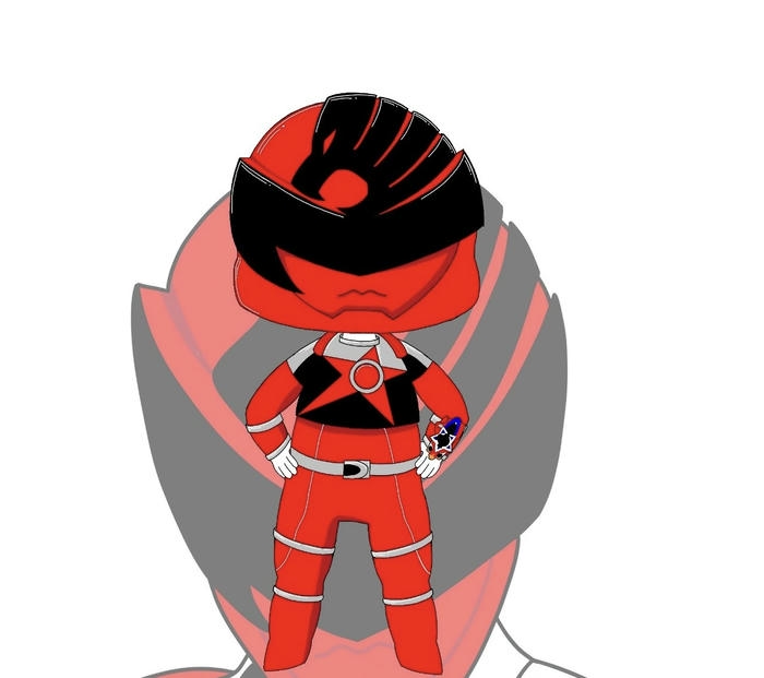 hình ảnh siêu nhân gao chibi nét vẽ dễ thương