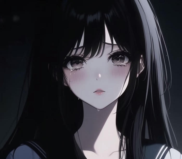 hình avatar buồn nữ anime cô độc