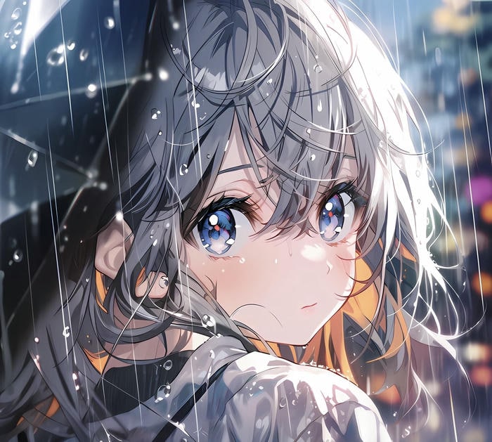 hình avatar buồn nữ anime đơn độc