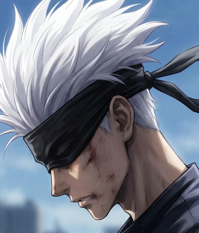 hình avatar gojo ánh nhìn mạnh mẽ