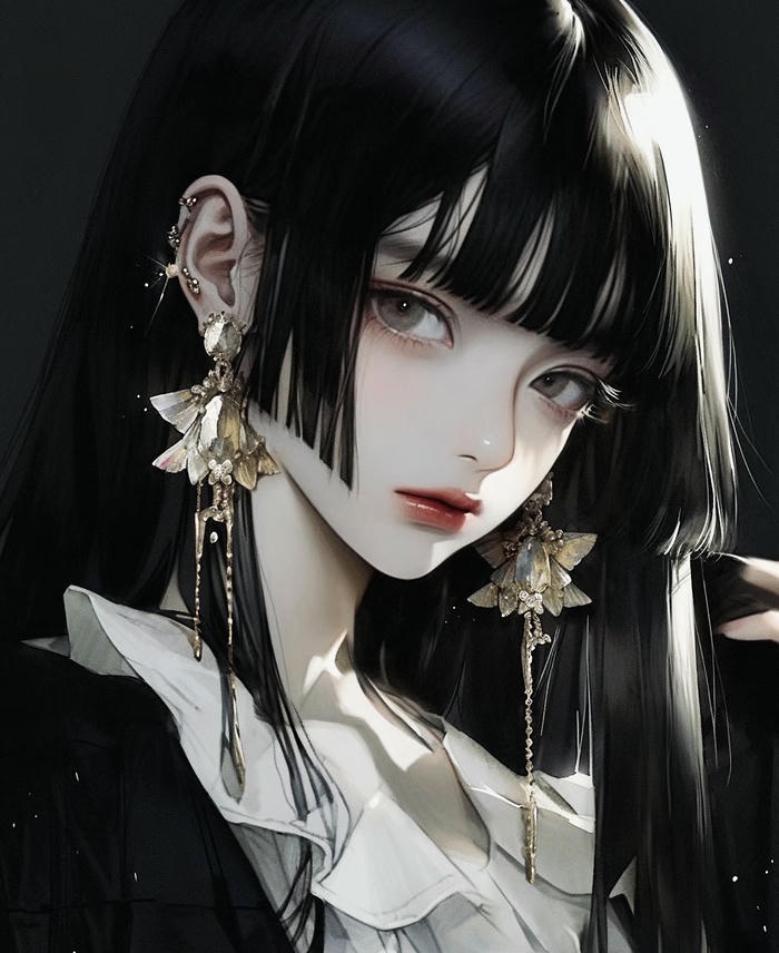 hình avatar nữ anime ngầu lạnh chất