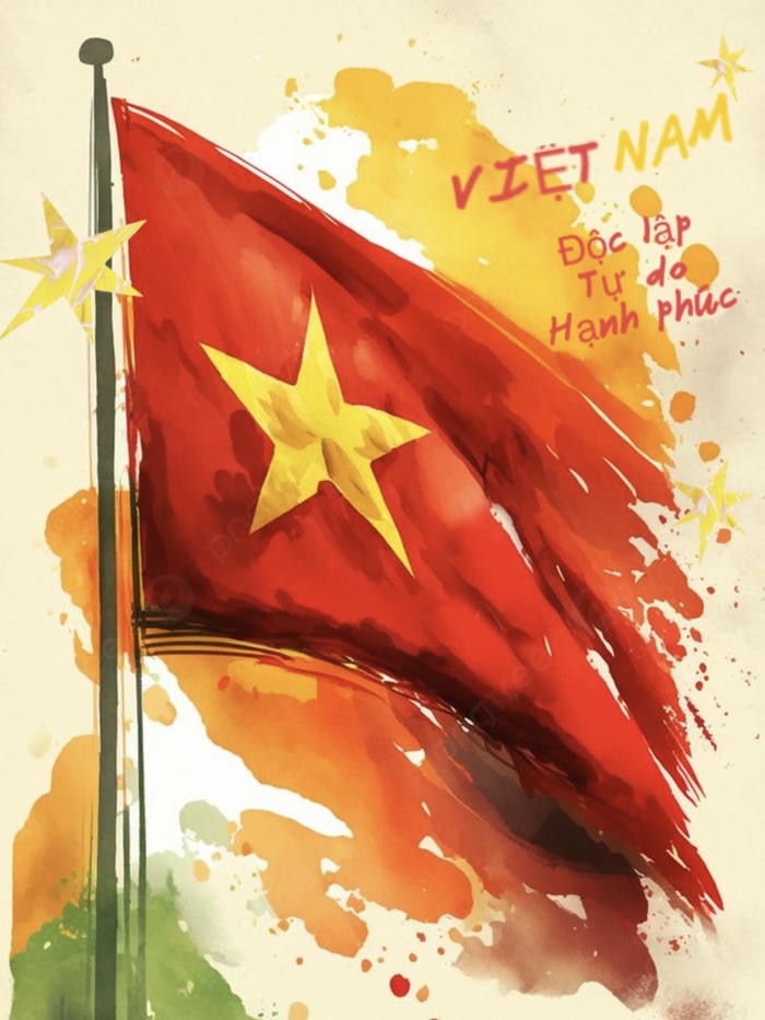 hình cờ việt nam sắc đỏ avatar nổi bật