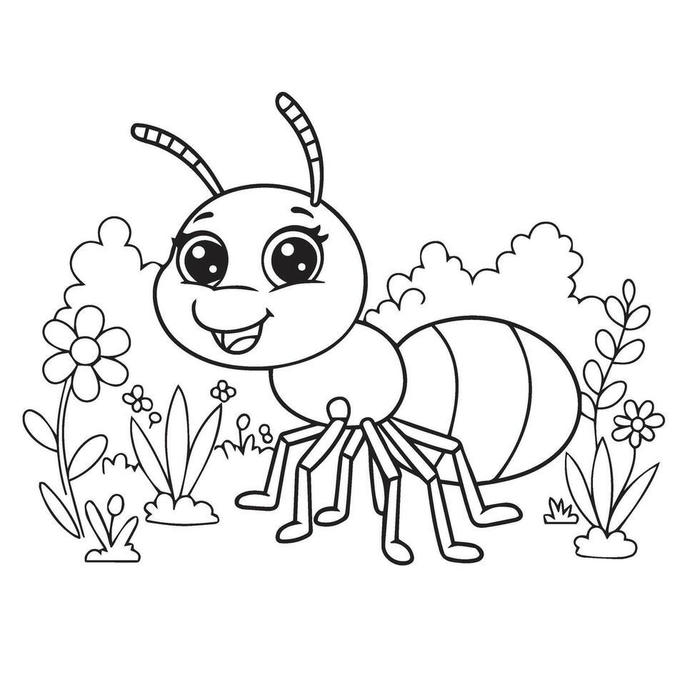 hình kiến đáng yêu cho bé